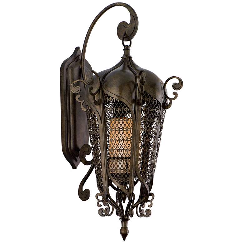 Image 1 Corbett Lighting 32" High Tangiers Outdoor Wall Lantern