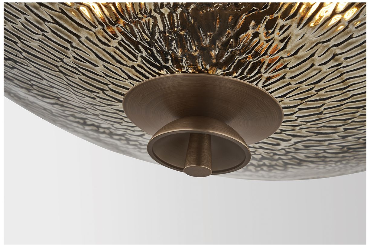 Image 6 Corbett Lighting Alba Semi Flush Old World Brass more views