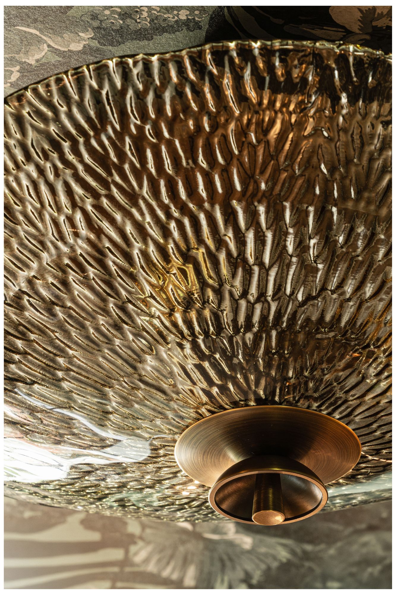 Image 7 Corbett Lighting Alba Semi Flush Old World Brass more views