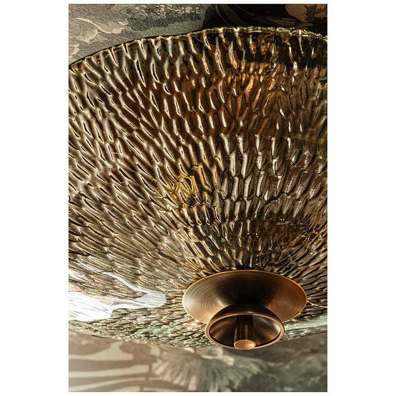 Image 7 Corbett Lighting Alba Semi Flush Old World Brass more views