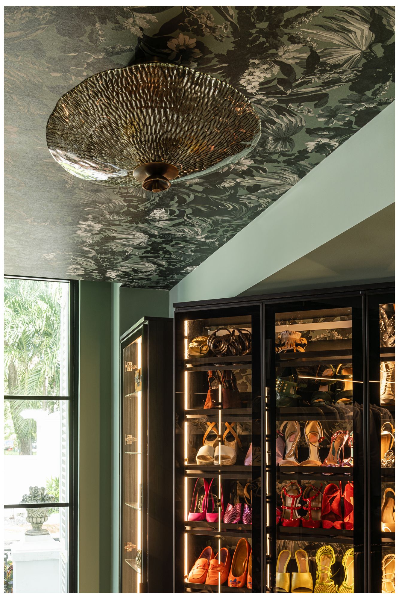 Corbett Lighting Alba Semi Flush Old World Brass