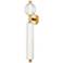 Corbett Lighting Atom 5.5" 2 Lt. Vintage Brass Wall Sconce