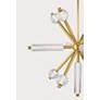 2_Corbett Lighting Atom 50" 13 Lt. Vintage Brass Chandelier more views