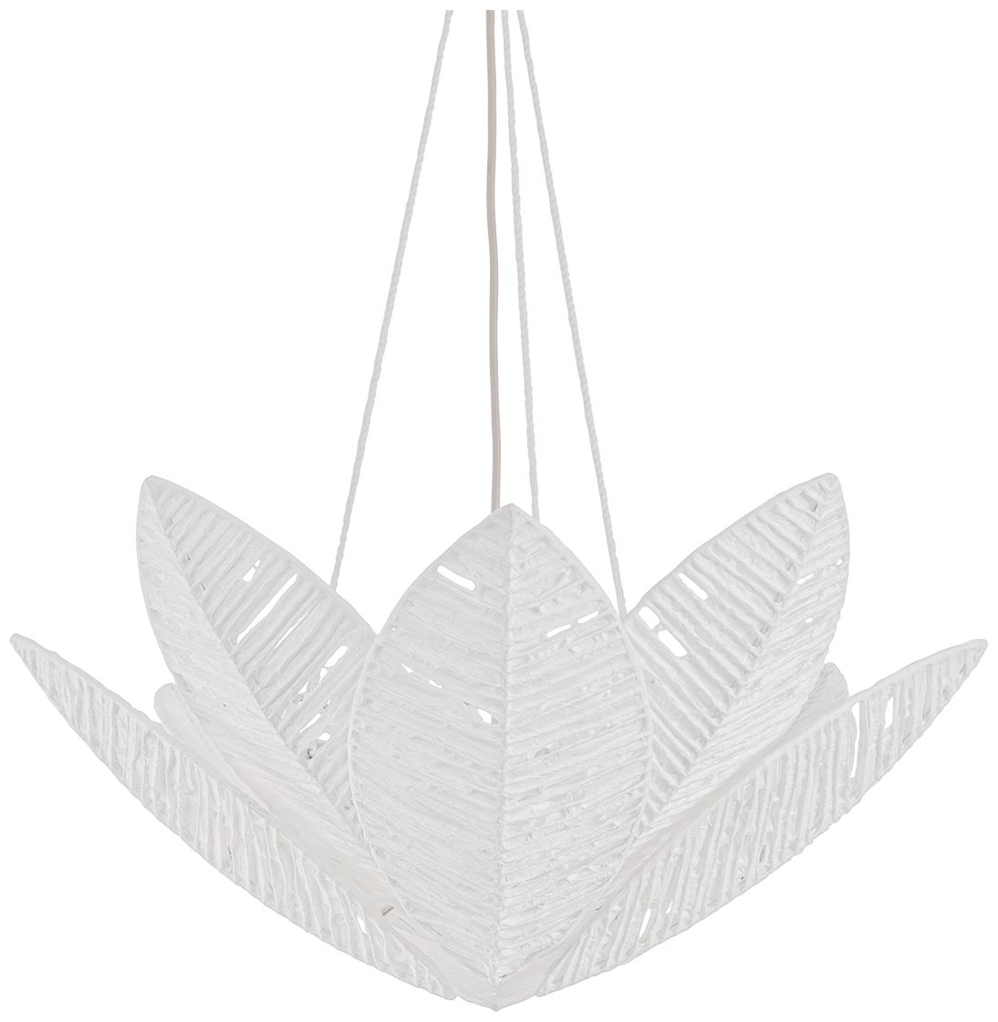 Thumbnail2 of Corbett Lighting Azores Chandelier Warm Silver Leaf