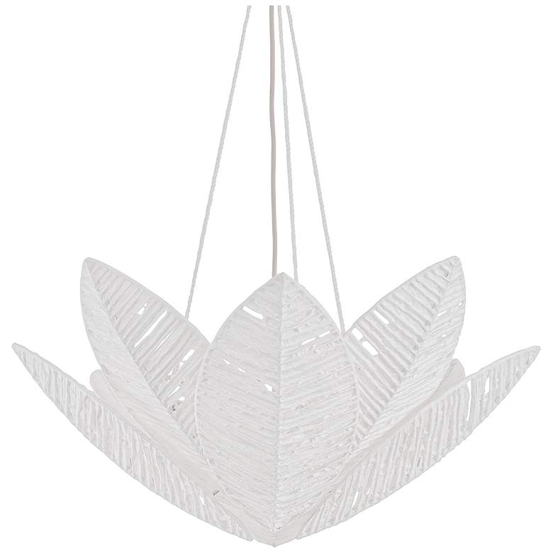 Image 1 Corbett Lighting Azores Chandelier Warm Silver Leaf