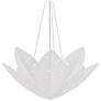 Corbett Lighting Azores Chandelier Warm Silver Leaf