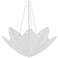 Corbett Lighting Azores Chandelier Warm Silver Leaf