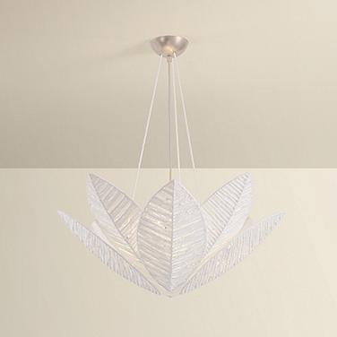 Corbett Lighting Azores Chandelier Warm Silver Leaf