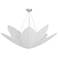 Corbett Lighting Azores Chandelier Warm Silver Leaf