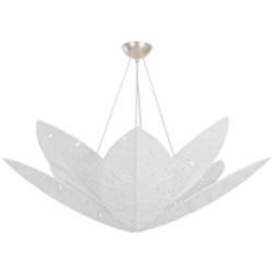 Corbett Lighting Azores Chandelier Warm Silver Leaf