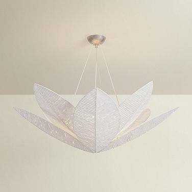 Corbett Lighting Azores Chandelier Warm Silver Leaf