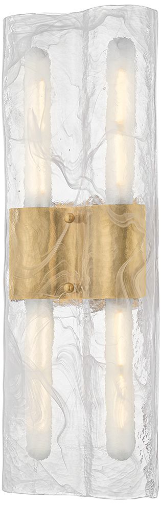 Image 2 Corbett Lighting Bromo Wall Sconce Vintage Brass