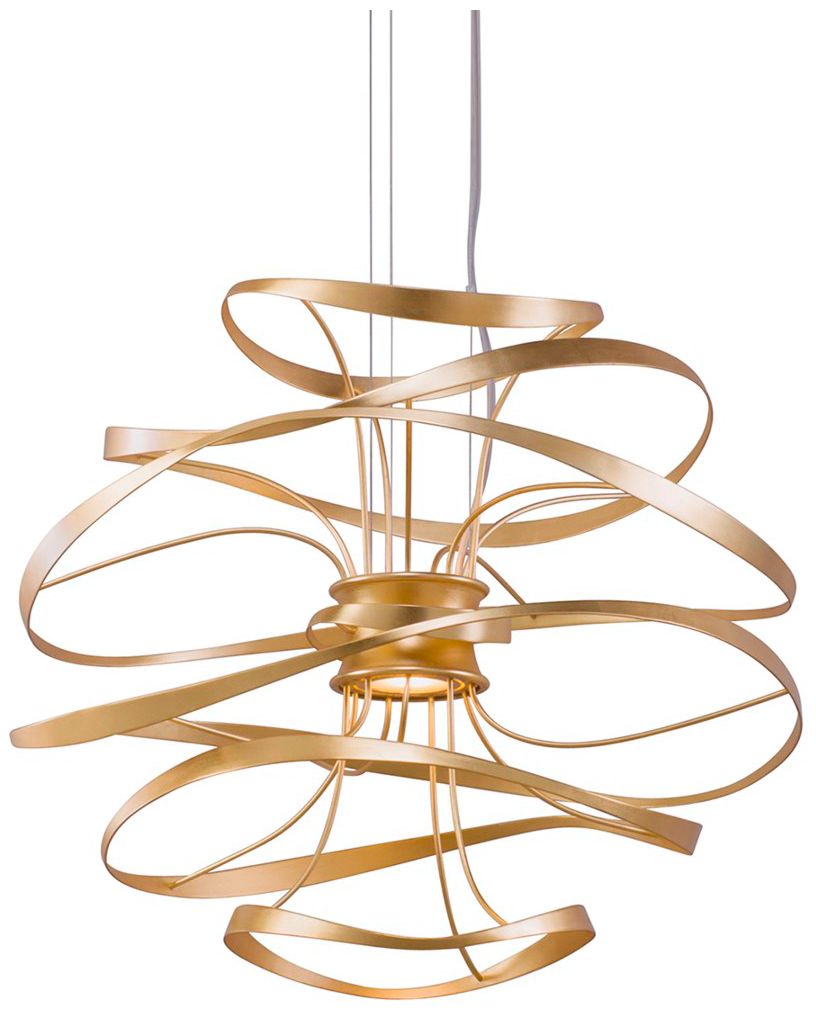 Corbett Lighting Calligraphy Gold Collection
