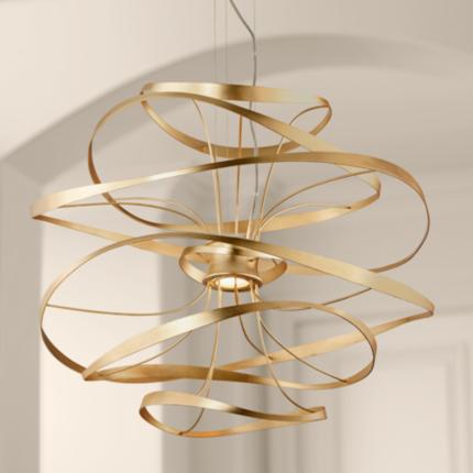 Corbett Lighting Calligraphy Gold Collection