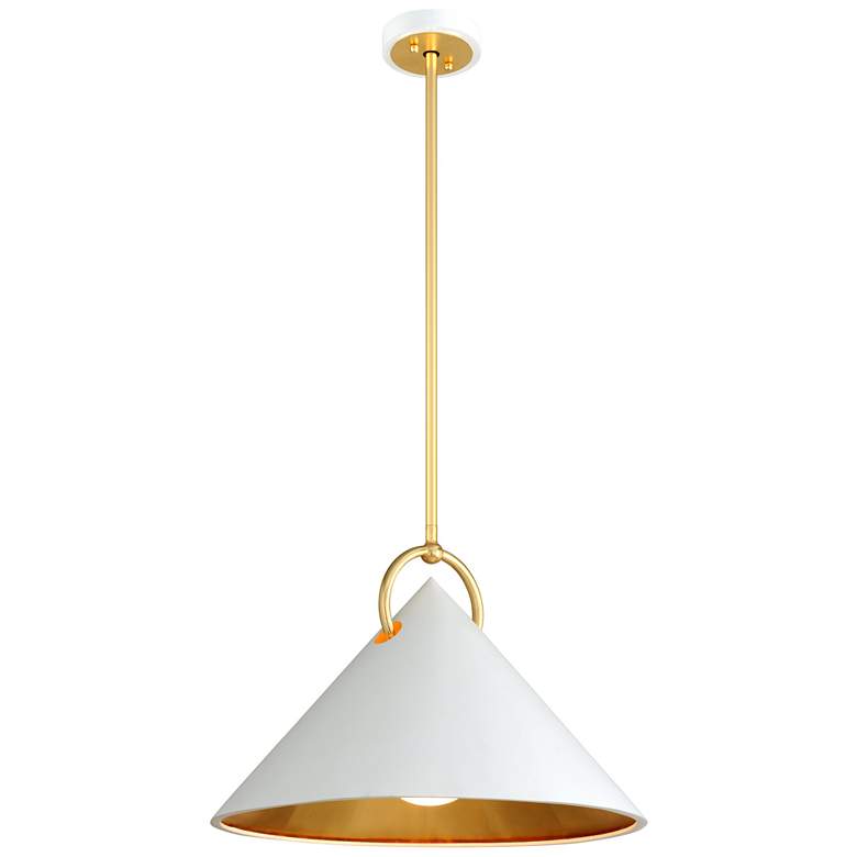 Image 1 Corbett Lighting Charm 16.5 Inch Pendant HAND-CRAFTED IRON