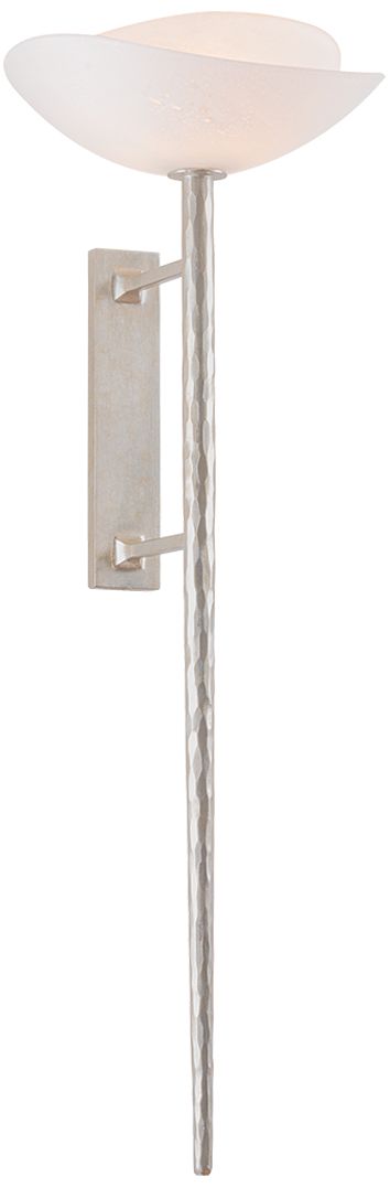 Image 2 Corbett Lighting Coppa Wall Sconce Warm Silver Leaf