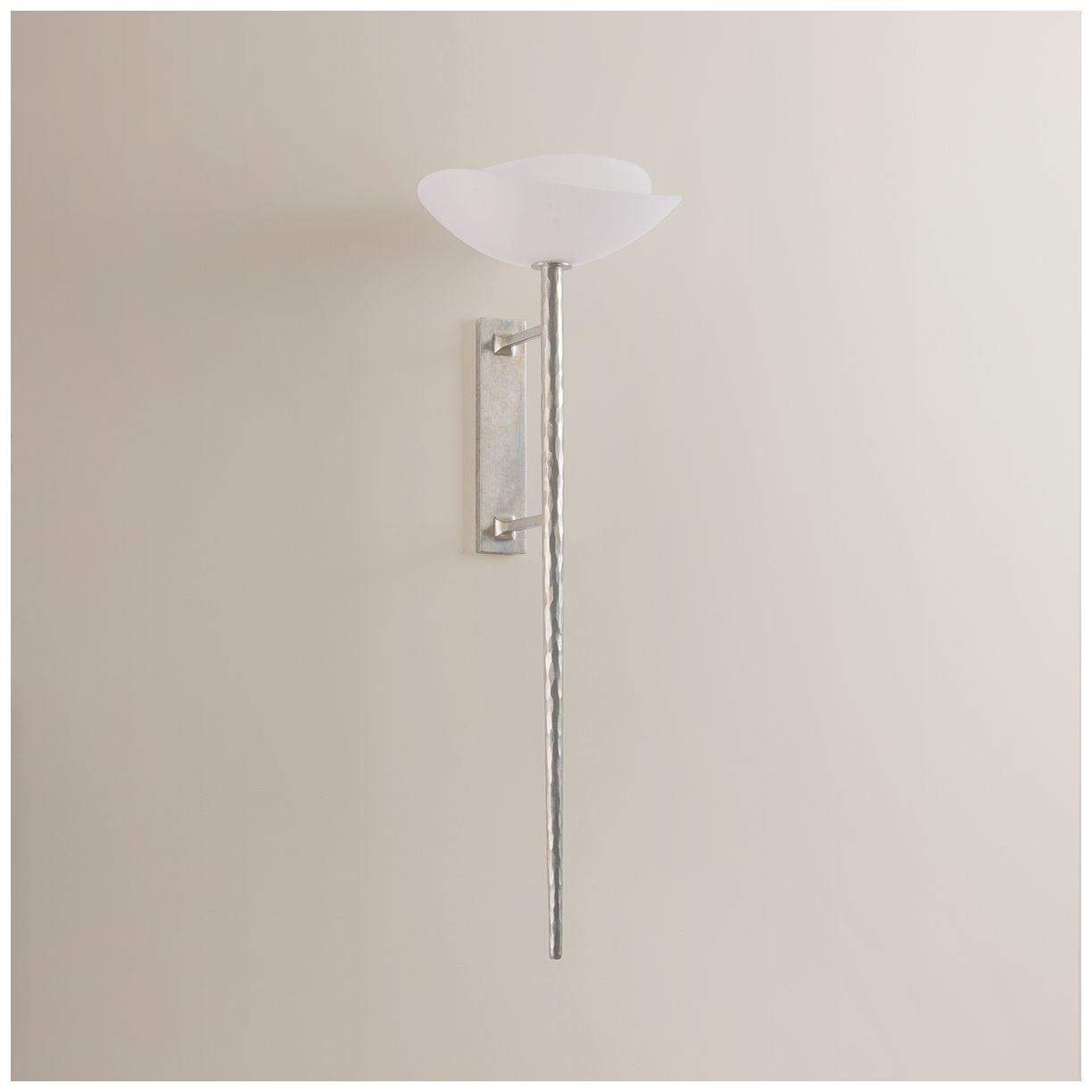 Image 3 Corbett Lighting Coppa Wall Sconce Warm Silver Leaf more views