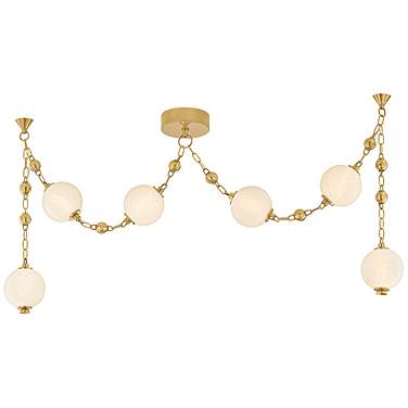 Corbett Lighting Corda Linear Vintage Brass