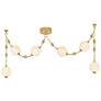 Corbett Lighting Corda Linear Vintage Brass