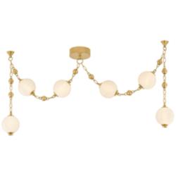 Corbett Lighting Corda Linear Vintage Brass