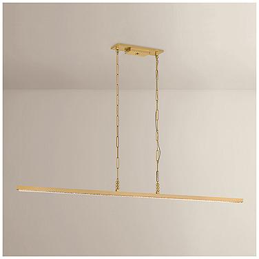 Corbett Lighting Cortina Linear Vintage Brass