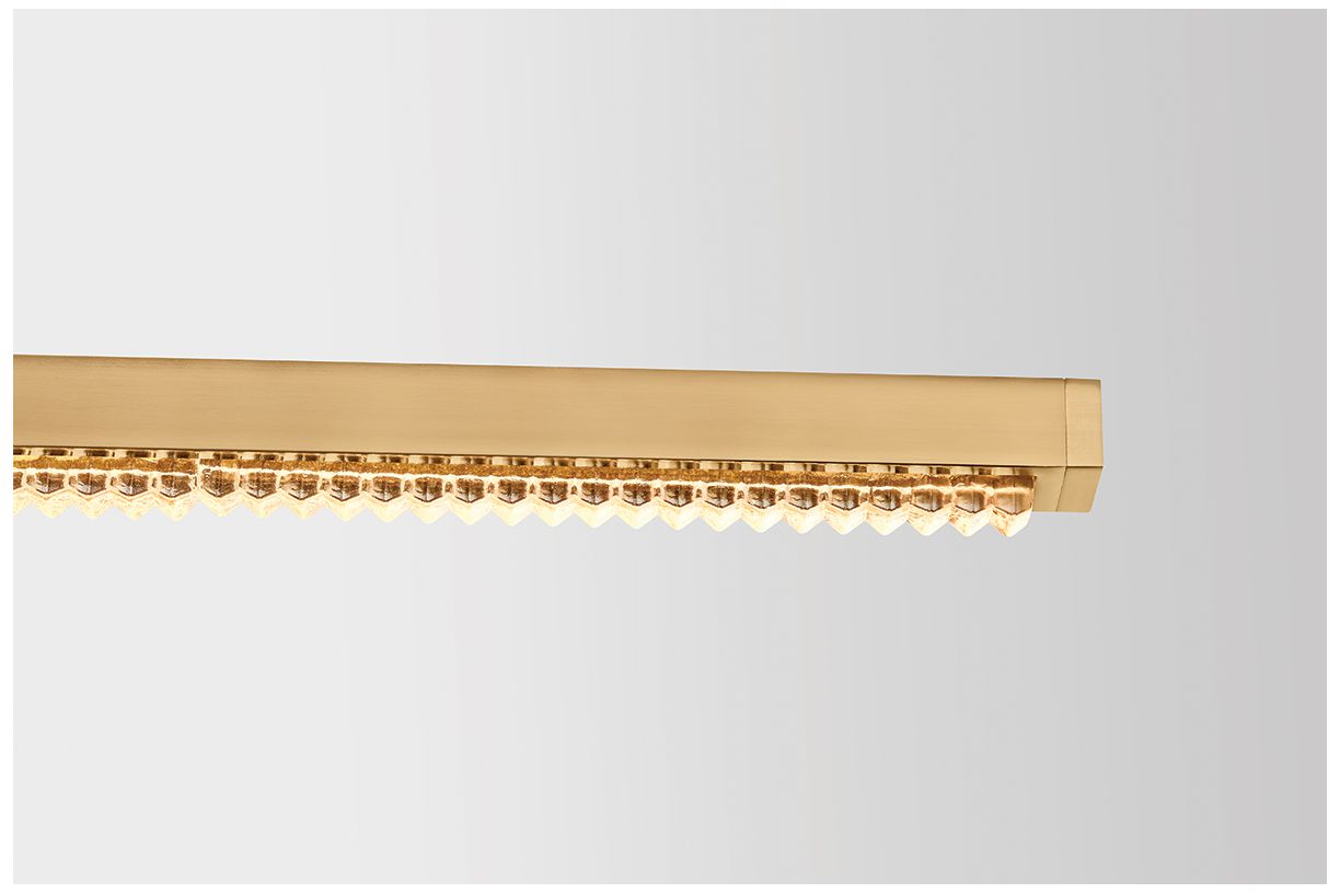 Image 5 Corbett Lighting Cortina Linear Vintage Brass more views