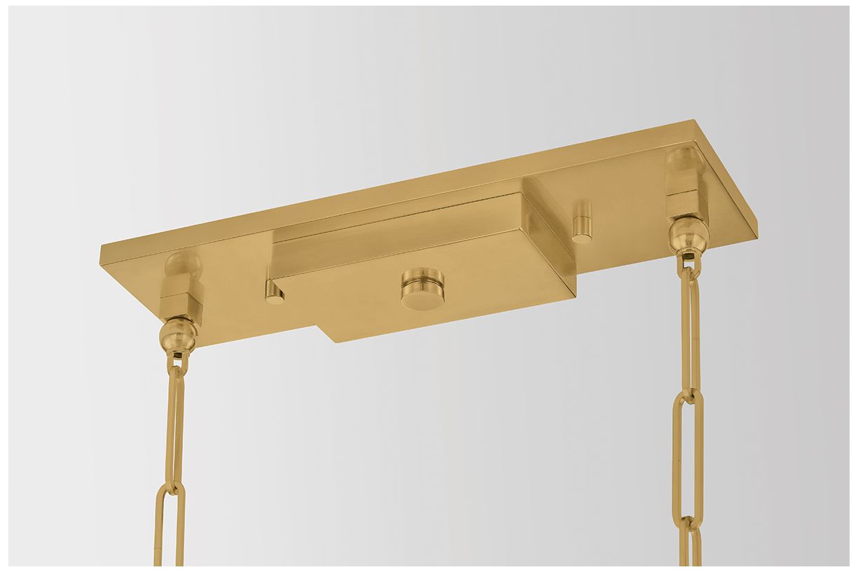 Image 6 Corbett Lighting Cortina Linear Vintage Brass more views