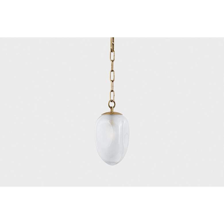 Image 2 Corbett Lighting Daith 48" 3 Lt. Vintage Brass Chandelier more views