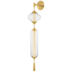 Corbett Lighting Fiorello Wall Sconce Vintage Polished Brass