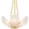 Corbett Lighting Galena Chandelier Vintage Gold Leaf