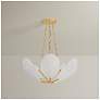 3_Corbett Lighting Galena Chandelier Vintage Gold Leaf more views