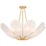 Corbett Lighting Galena Chandelier Vintage Gold Leaf