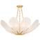Corbett Lighting Galena Chandelier Vintage Gold Leaf