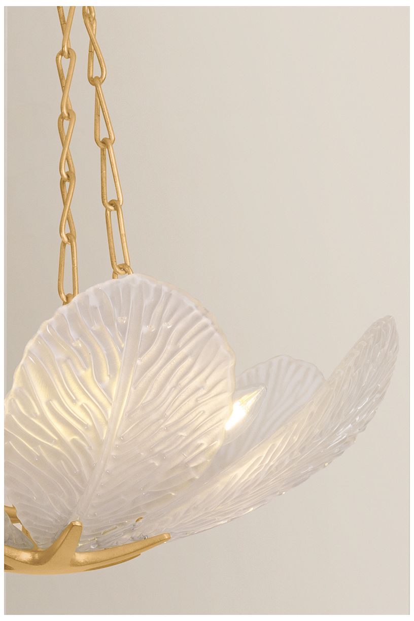 Image 4 Corbett Lighting Galena Chandelier Vintage Gold Leaf more views