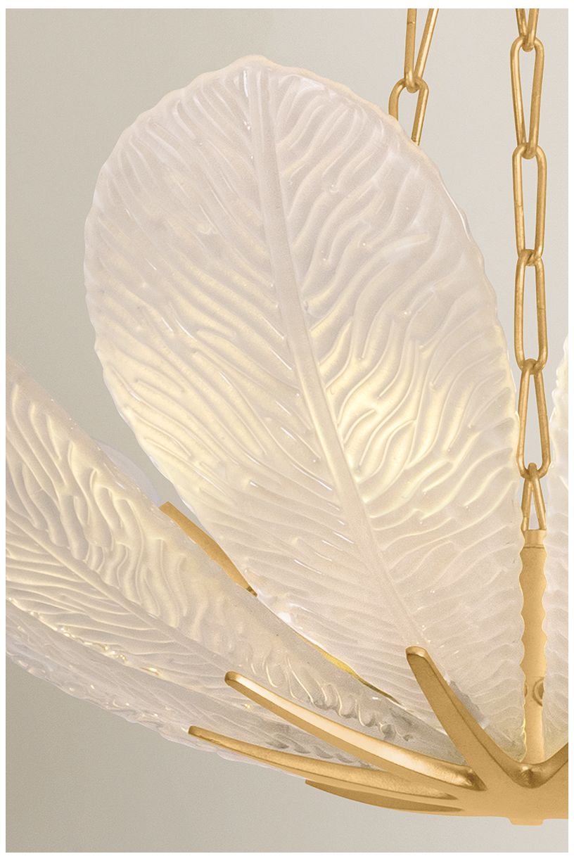 Image 5 Corbett Lighting Galena Chandelier Vintage Gold Leaf more views