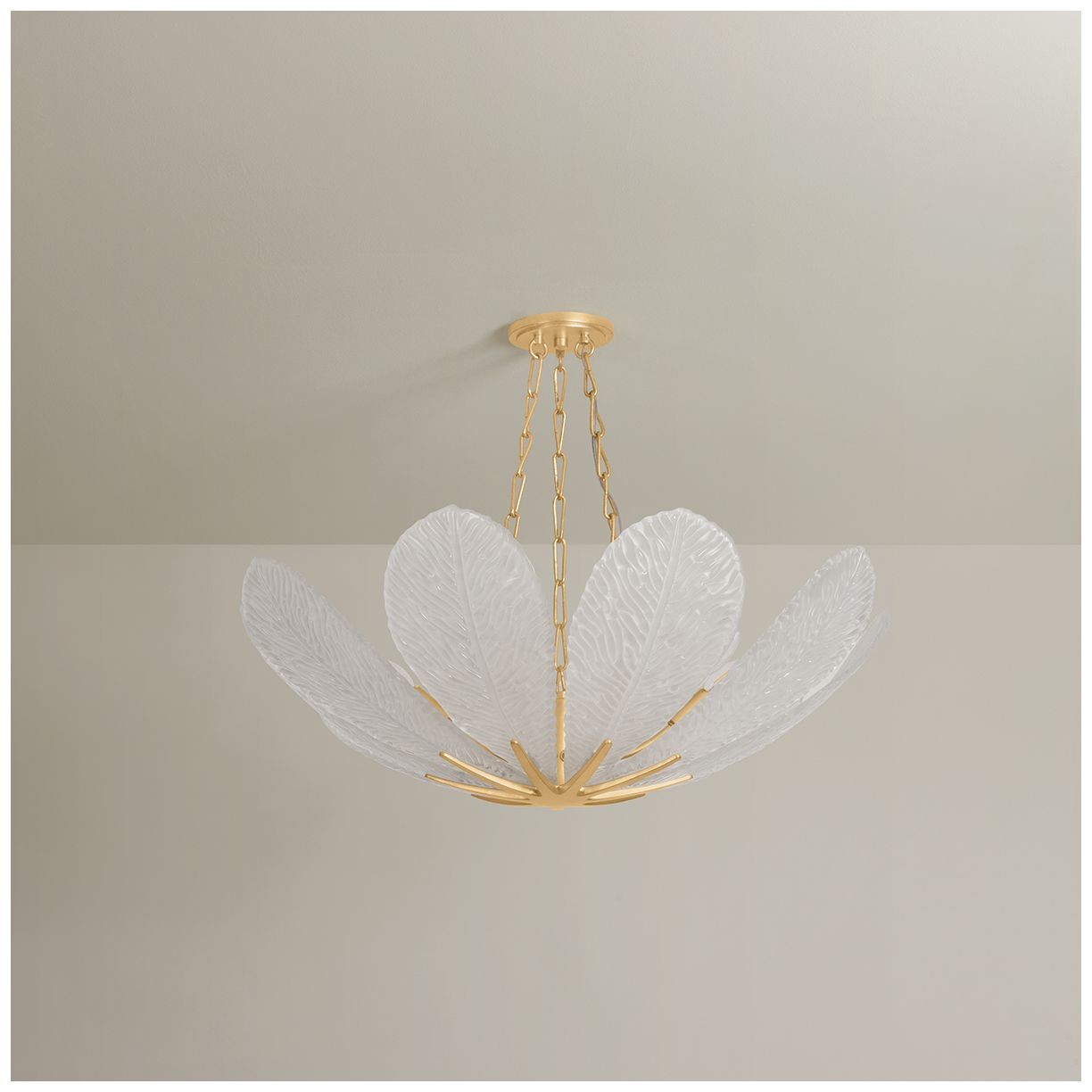 Image 7 Corbett Lighting Galena Chandelier Vintage Gold Leaf more views