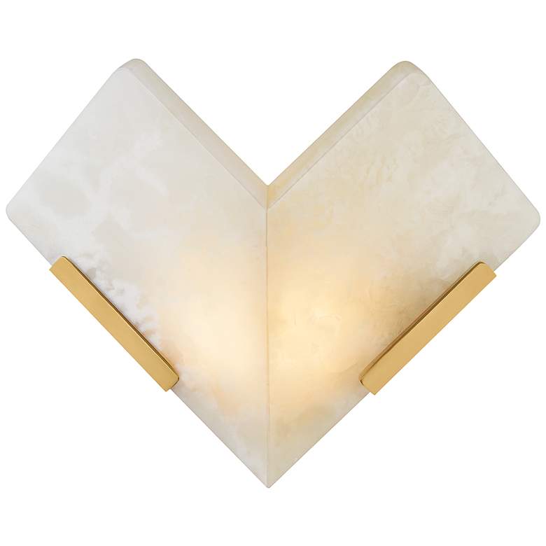 Image 1 Corbett Lighting Geo Wall Sconce Vintage Brass