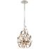 Corbett Lighting Graffiti 3Lt Mini Pendant Silver Leaf