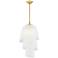 Corbett Lighting Hela 18" 1 Lt. Vintage Brass Pendant