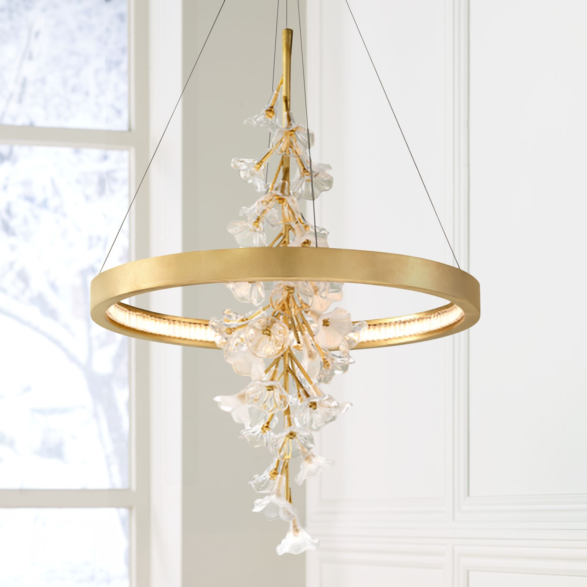 Corbett Lighting Jasmine Gold Collection