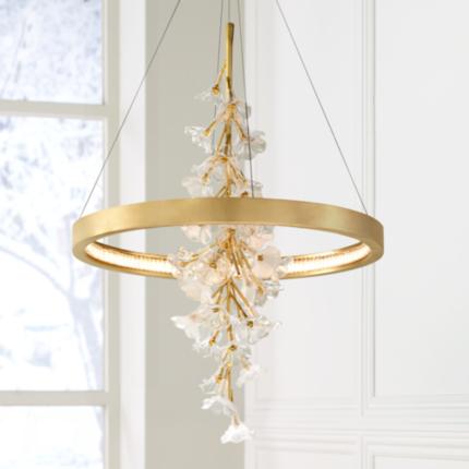 Corbett Lighting Jasmine Gold Collection