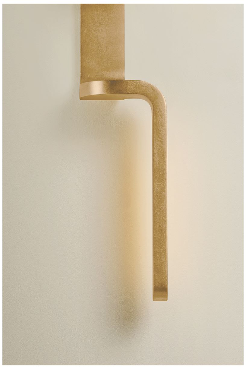 Image 3 Corbett Lighting Lazio Wall Sconce Vintage Gold Leaf more views