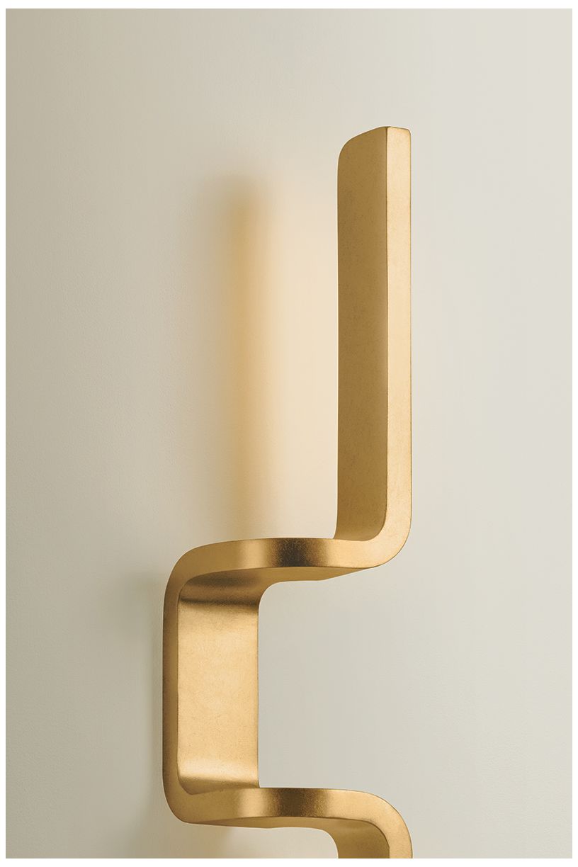 Image 4 Corbett Lighting Lazio Wall Sconce Vintage Gold Leaf more views