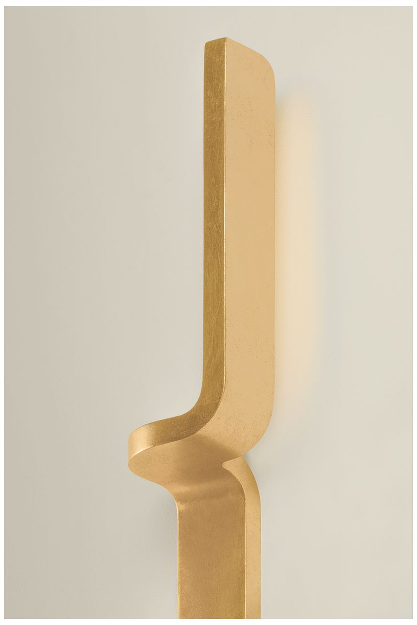 Image 7 Corbett Lighting Lazio Wall Sconce Vintage Gold Leaf more views