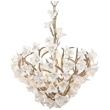 Corbett Lighting Lily 32 Inch Chandelier HAND-CRAFTED IRON