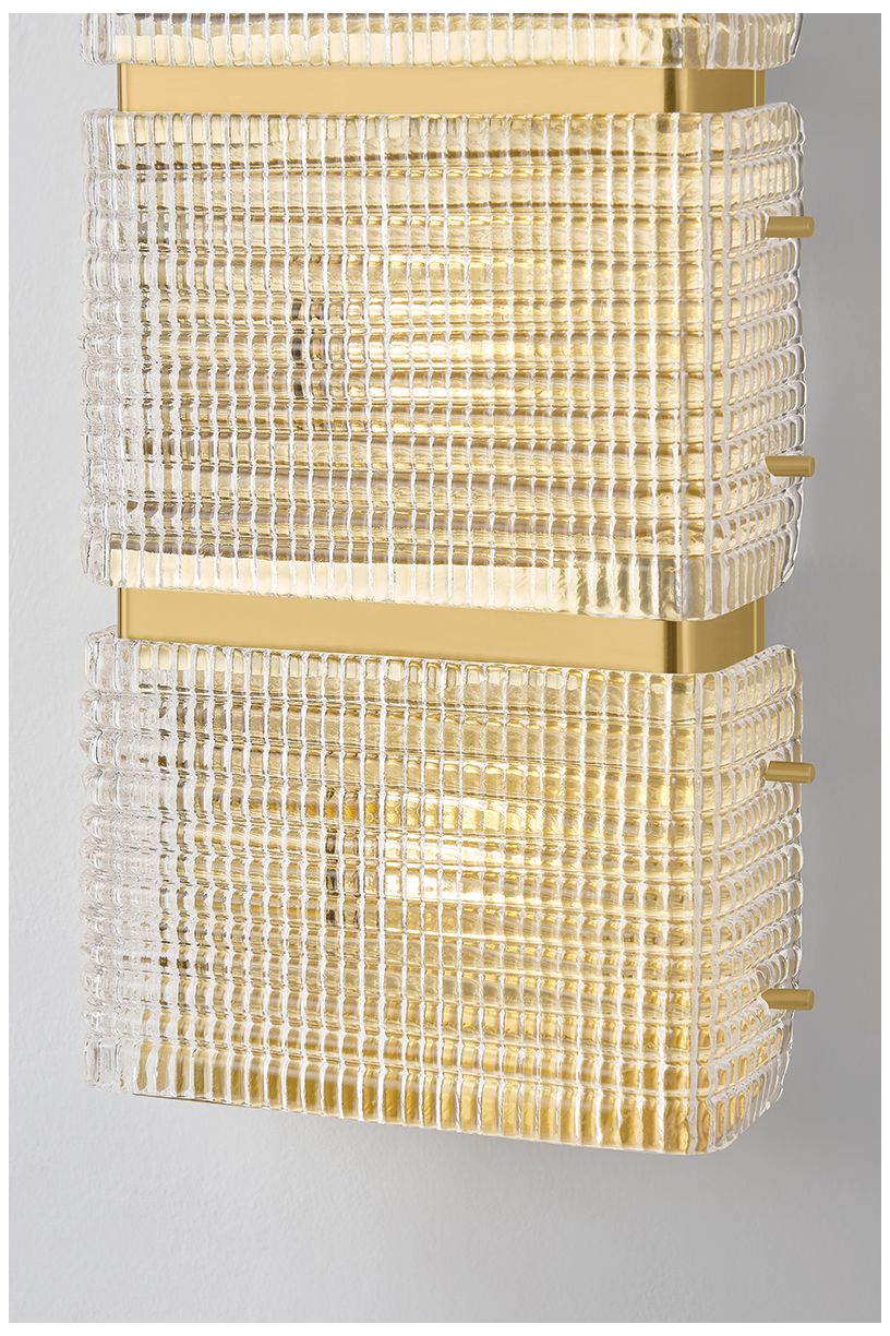 Image 3 Corbett Lighting Mav Wall Sconce Vintage Brass more views