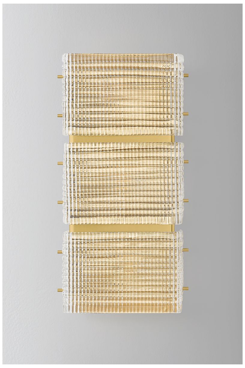 Image 4 Corbett Lighting Mav Wall Sconce Vintage Brass more views