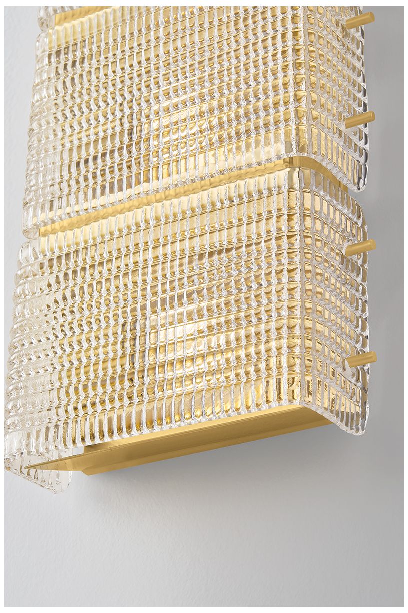 Image 5 Corbett Lighting Mav Wall Sconce Vintage Brass more views