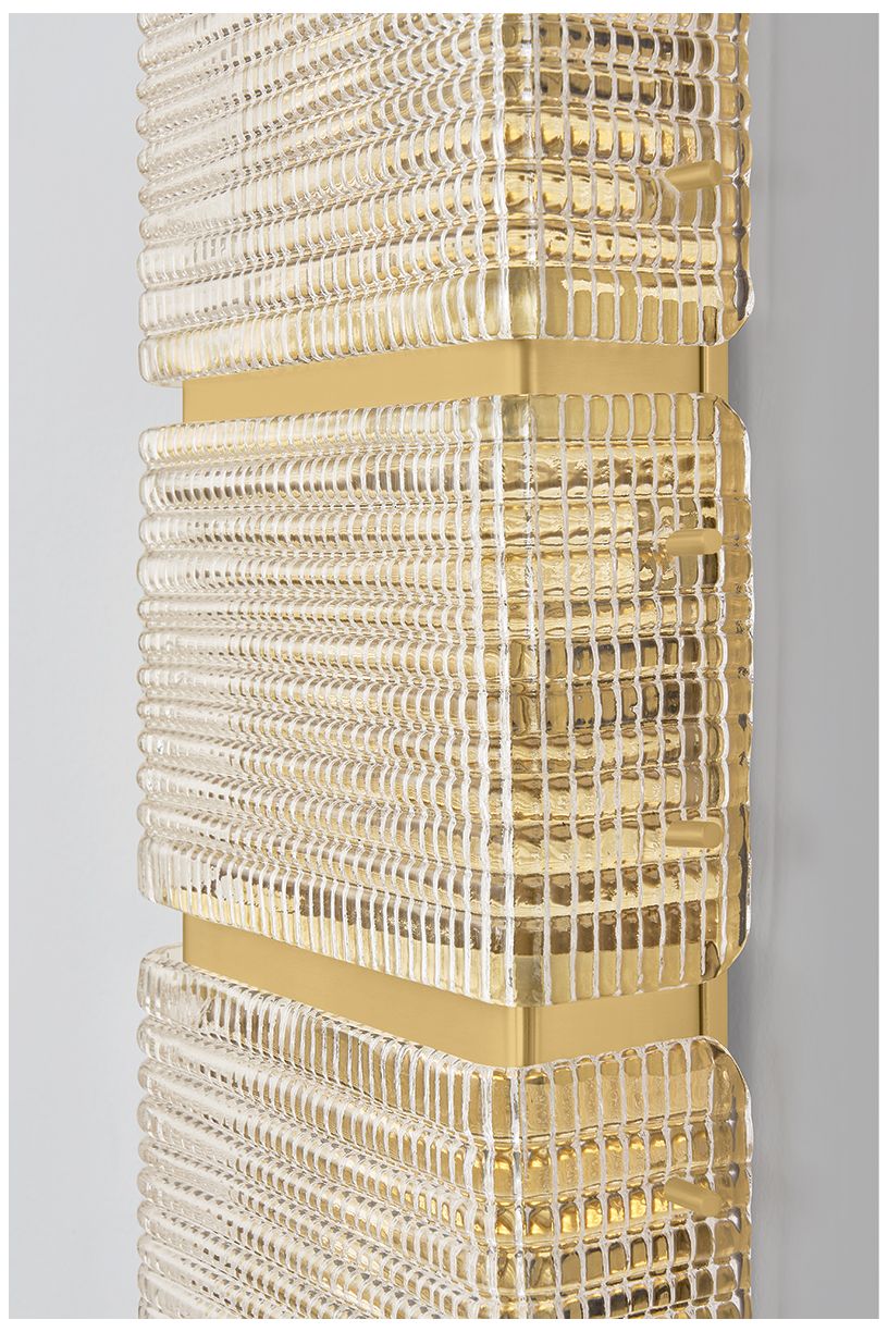 Image 3 Corbett Lighting Mav Wall Sconce Vintage Brass more views