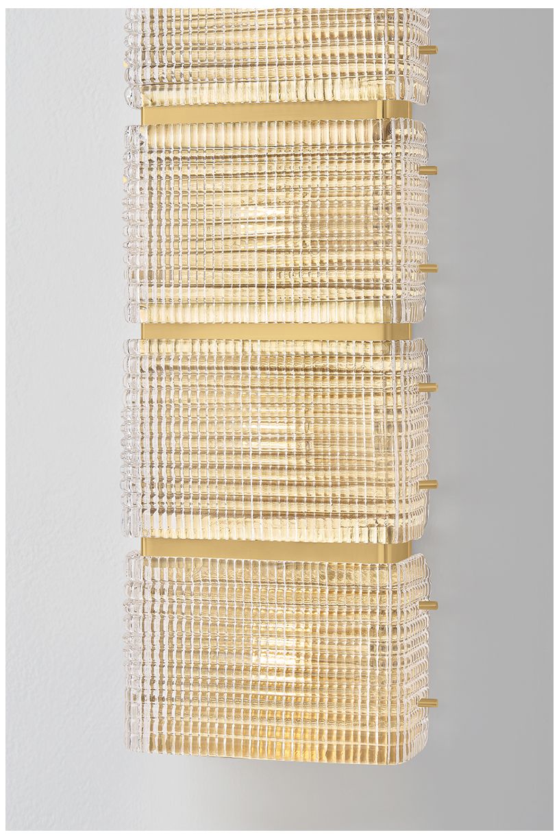 Image 4 Corbett Lighting Mav Wall Sconce Vintage Brass more views